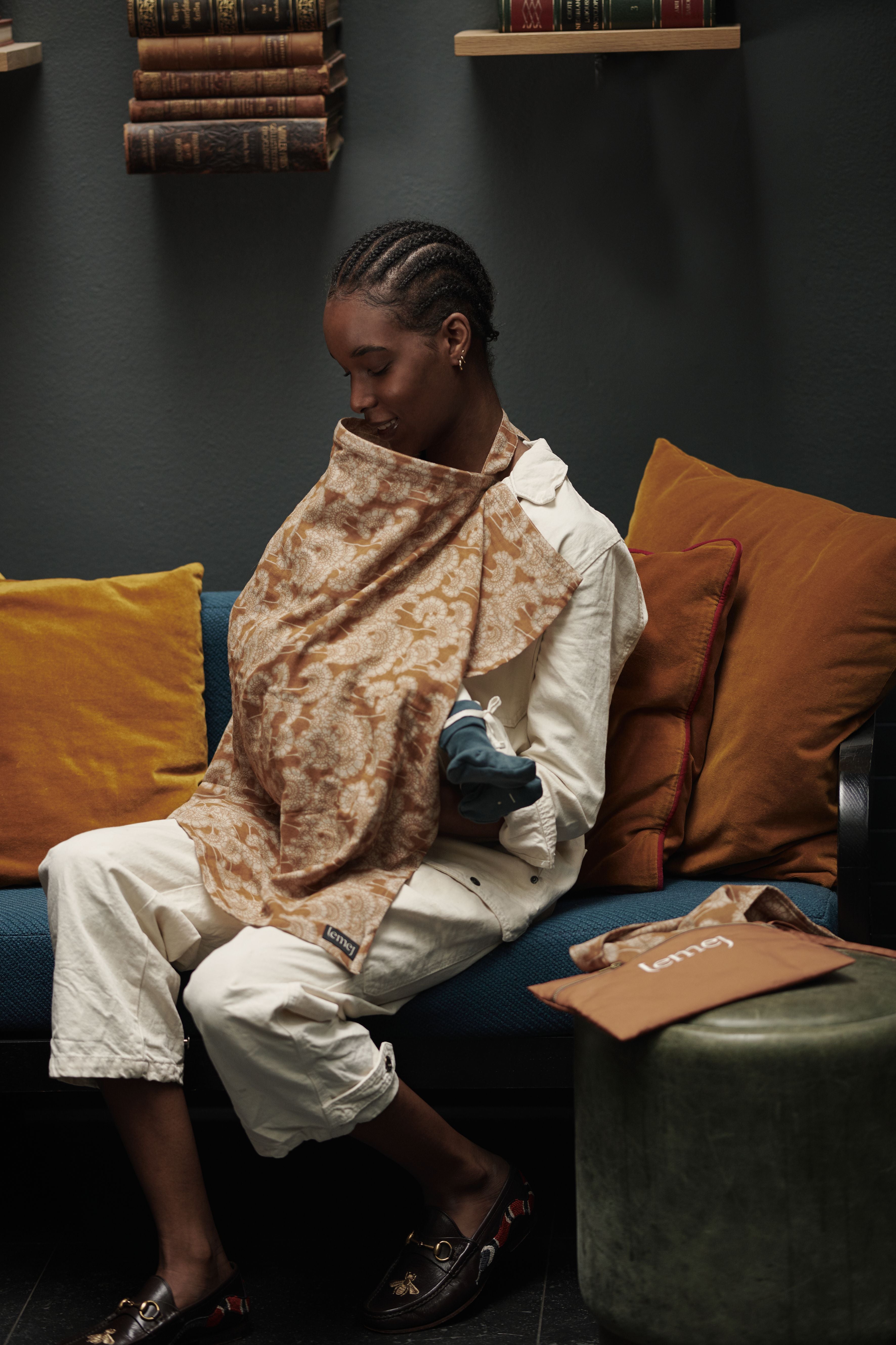 Organic Cotton Feeding Shawl