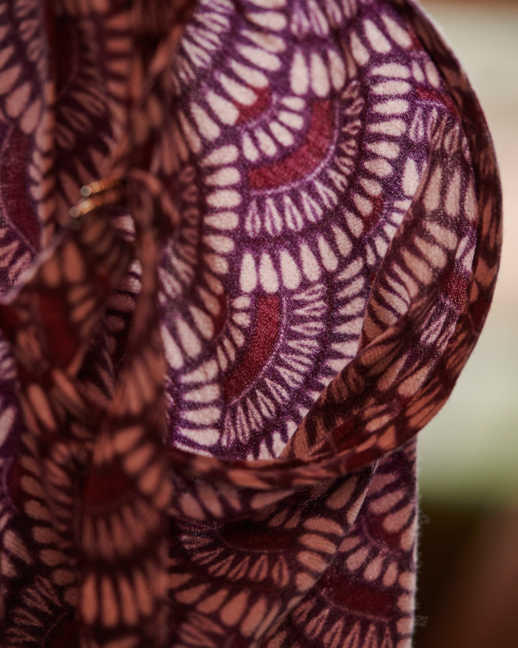 Wool-silk Blend Feeding Shawl